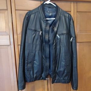 Mens size Large leather like jacket